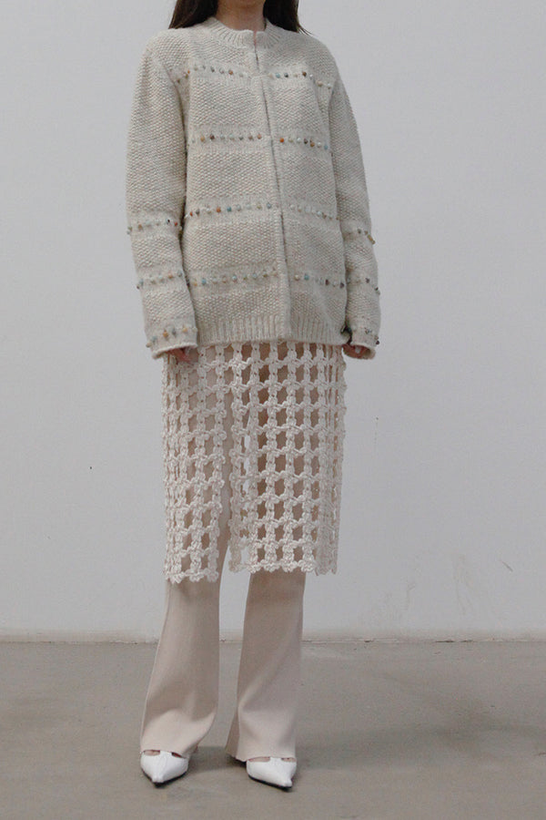 SWAYING/KNIT Crochet stitching hakama SW212XZ27